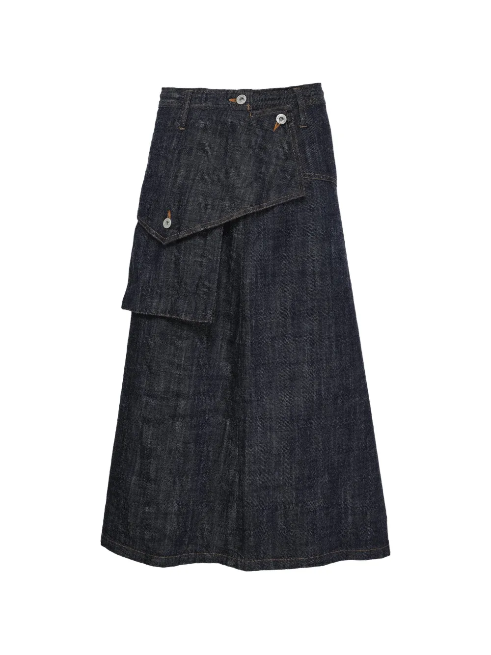 Y's flap skirt - Blu