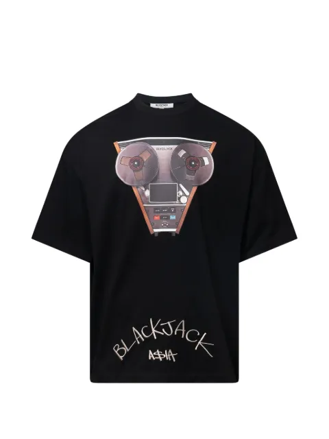 Blackjack Recorder graphic-print T-shirt