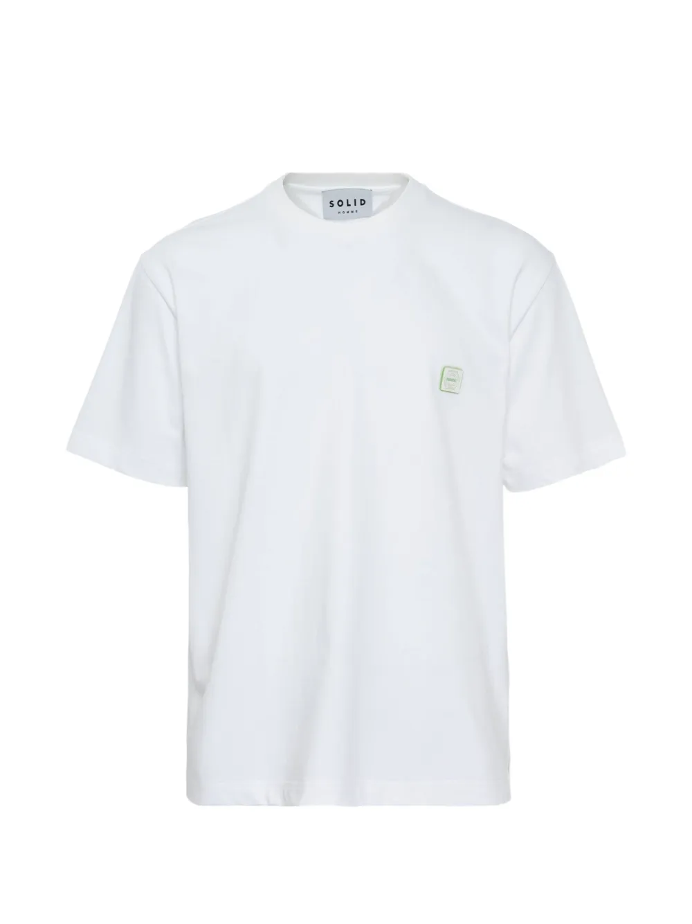 Solid Homme Charms Graphic-print T-shirt In White