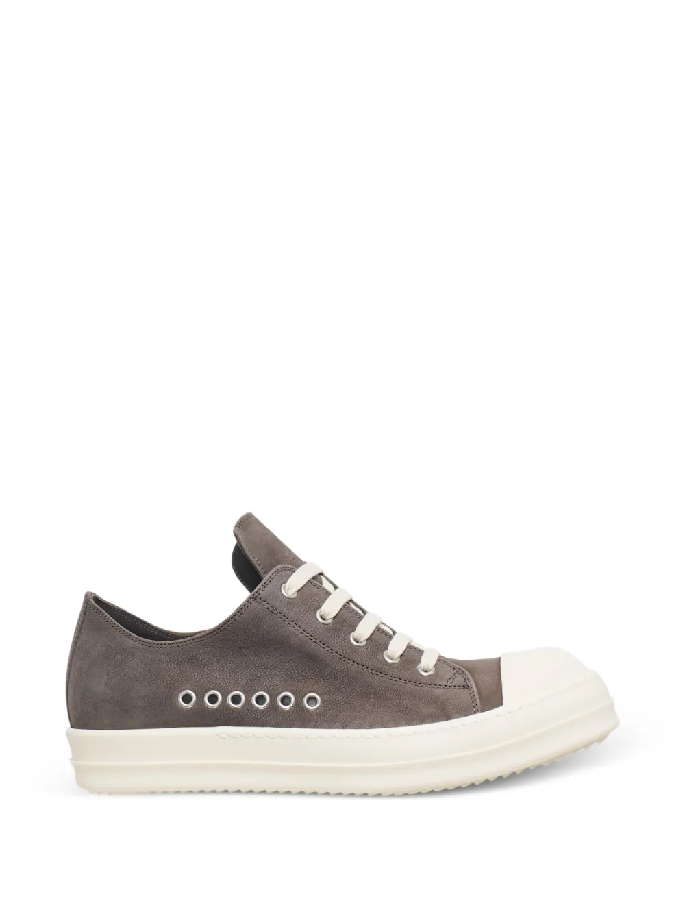 Rick Owens eyelet-detail sneakers - Grigio