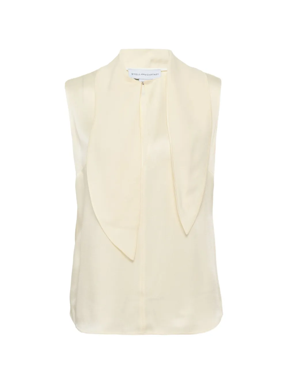 Stella McCartney tie-detail sleeveless top - Toni neutri