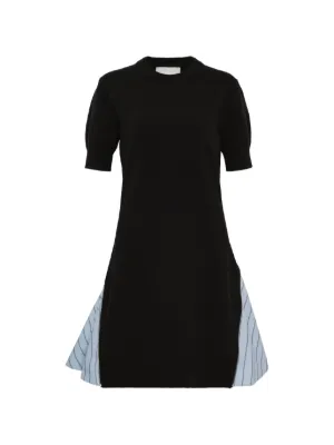 3.1 Phillip Lim スウェットパネル ワンピース | ブラック | FARFETCH JP