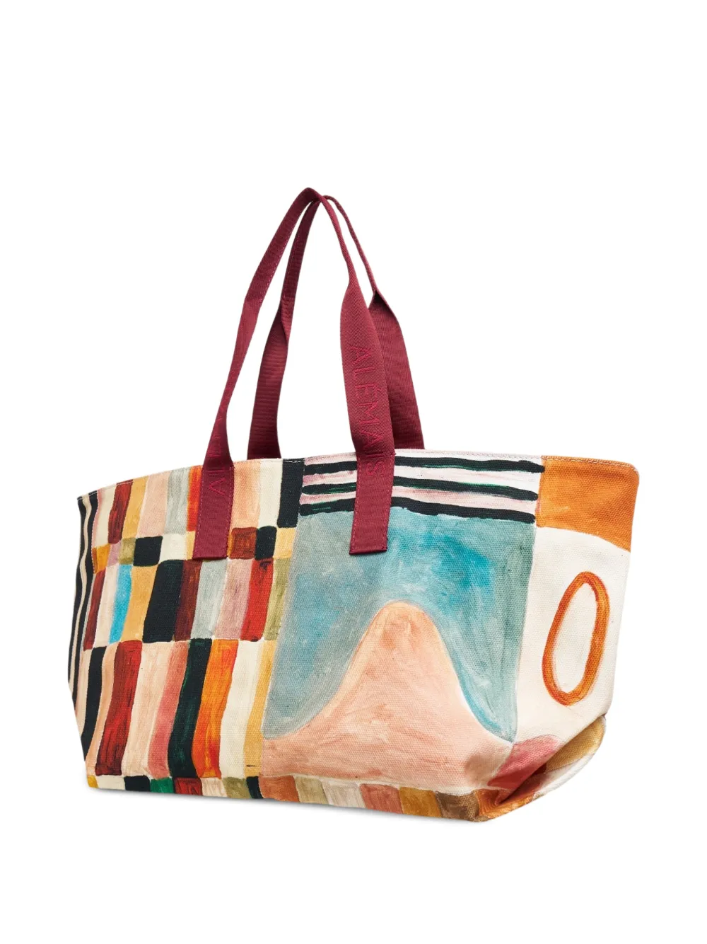  Alemais X Lrnce Large Michelle Printed Tote Bag - Neutrals 