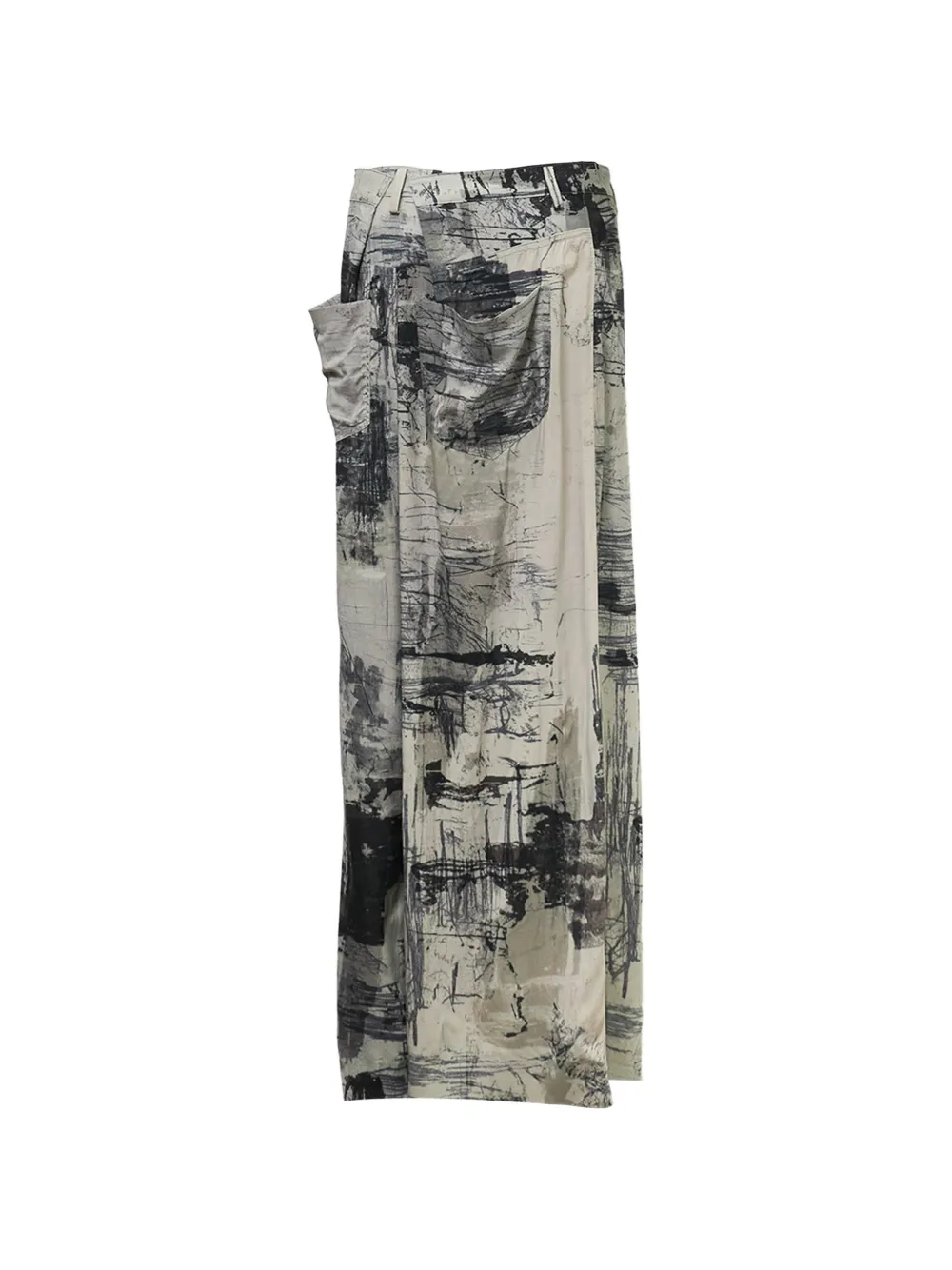  Yohji Yamamoto Champs-elysees Trousers - Neutrals 