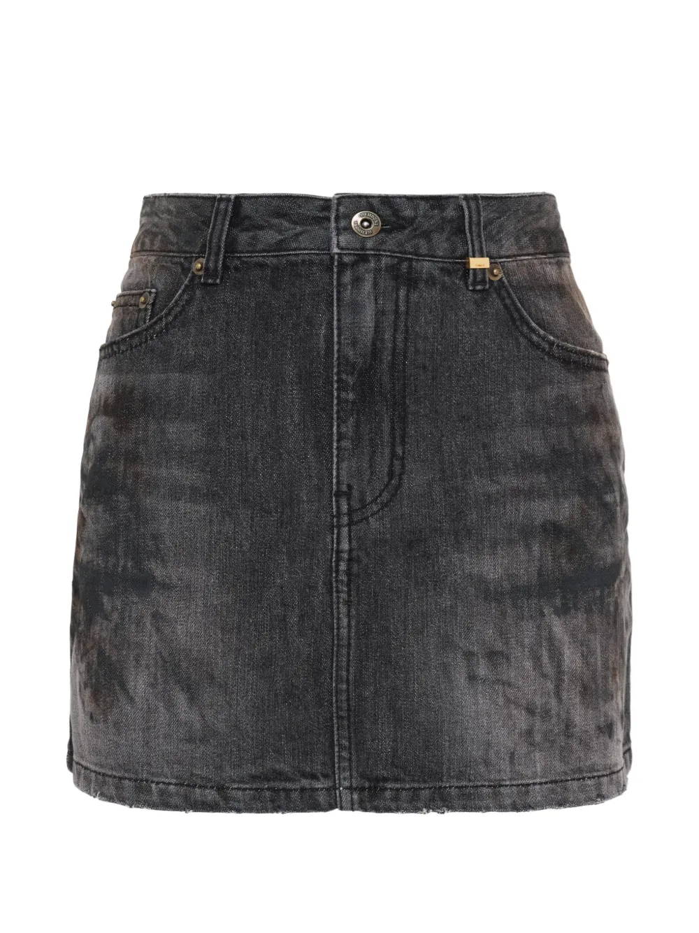 We11done Minigonna denim - Grigio