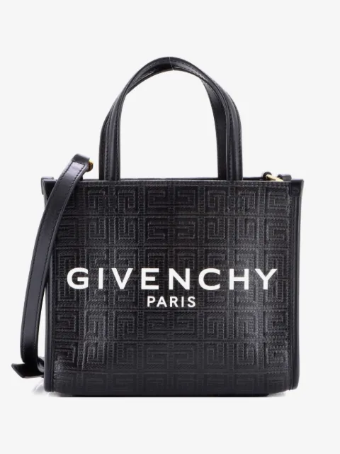 Givenchy Pre-Owned G- 4G Embossed Coated Canvas Mini tote bag