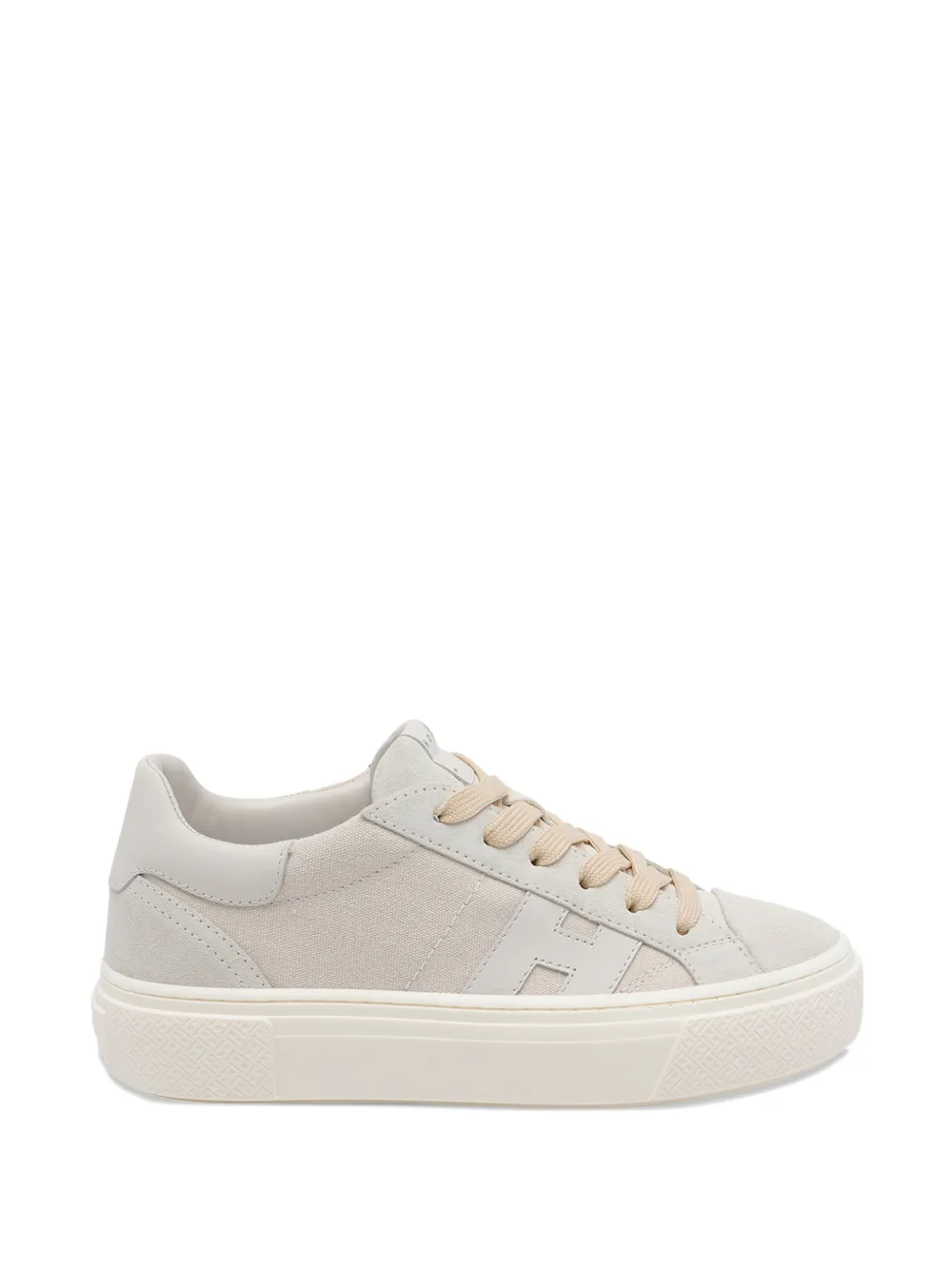 Hogan Crosswind low-top logo sneakers Beige