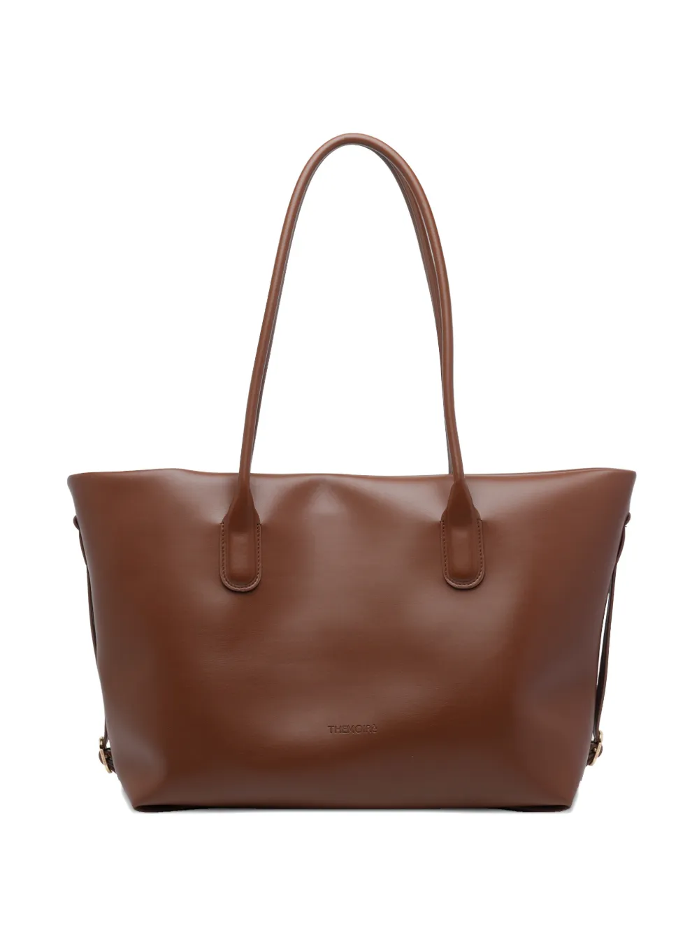 Themoirè tallia magnetic closure shoulder bag - Marrone