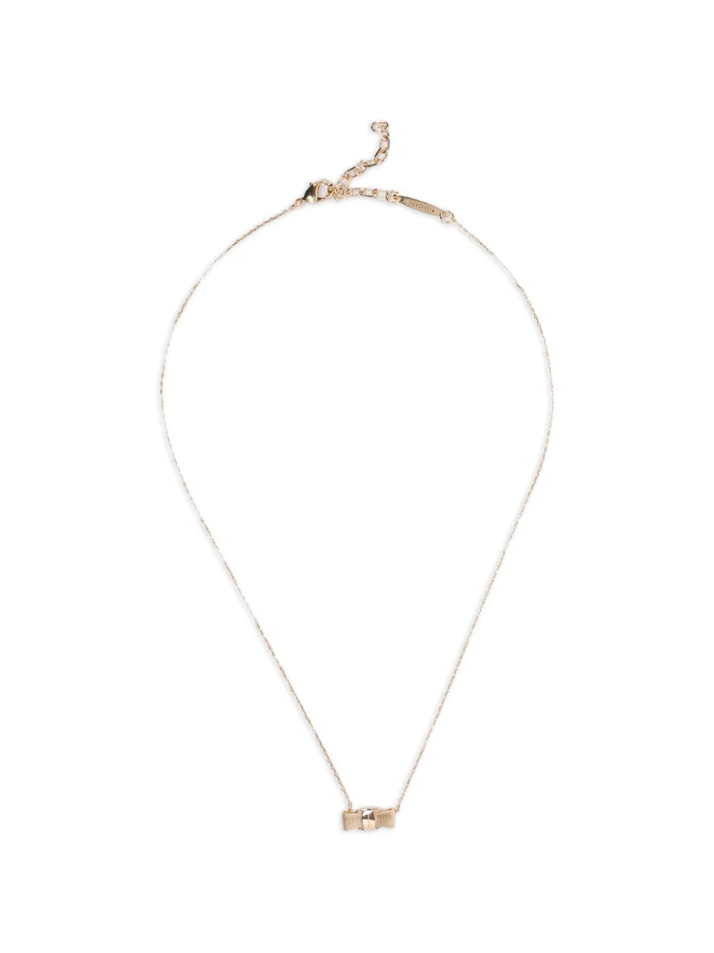 Ferragamo Vara bow-pendant necklace - Oro