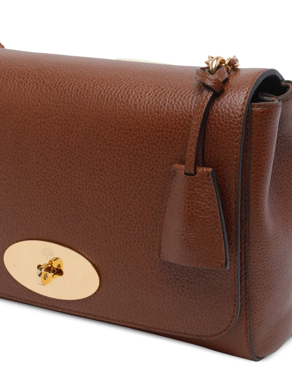 Mulberry Medium Lily schoudertas met ketting Bruin