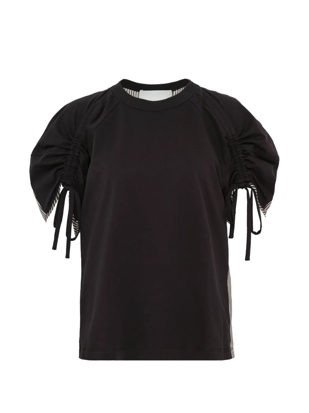 3.1 Phillip Lim ruched short-sleeve T-shirt - Nero