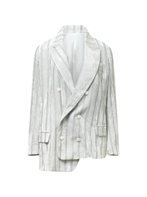 Yohji Yamamoto asymmetry double jacket
