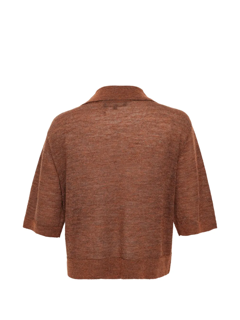  Lee Mathews Eve Short-sleeve Cardigan - Brown 