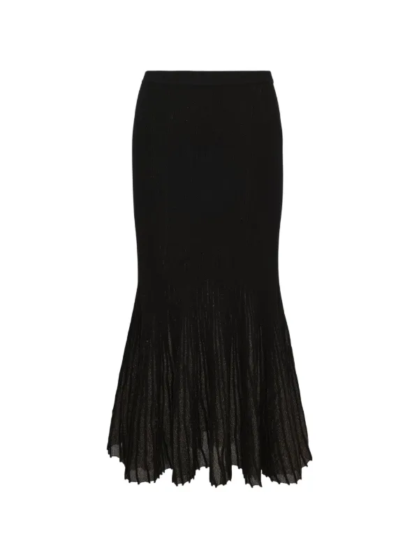 Ulla Johnson Vera Midi Skirt in Black