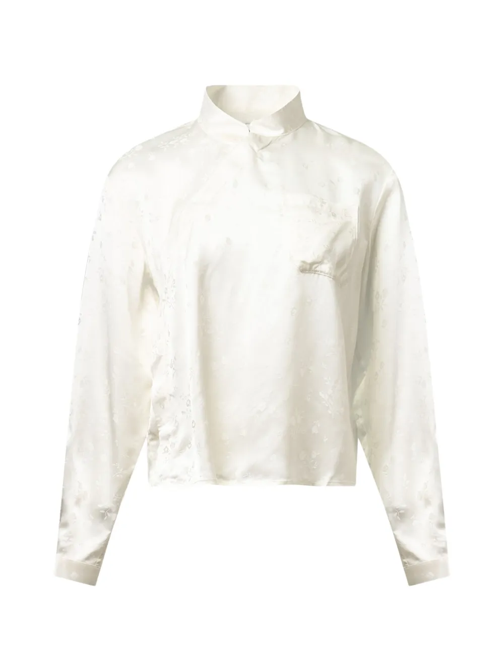 Self-Portrait satin blouse - Toni neutri