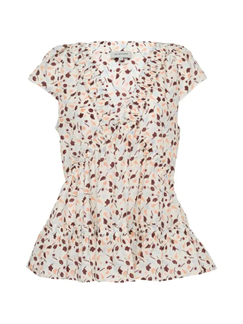 Lee Mathews Holly short-sleeve blouse 