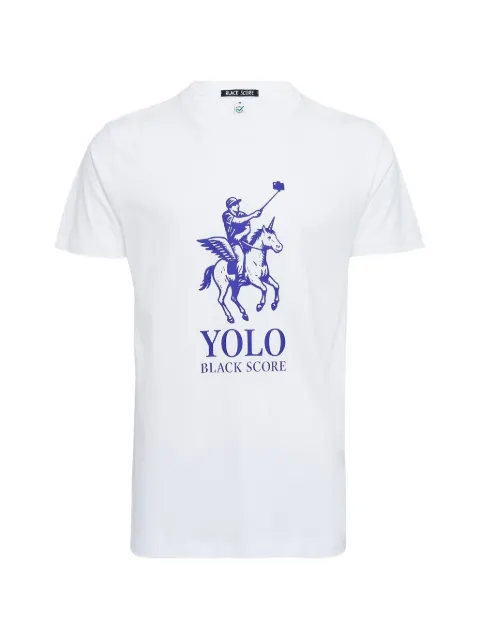 Black Score graphic-print T-Shirt