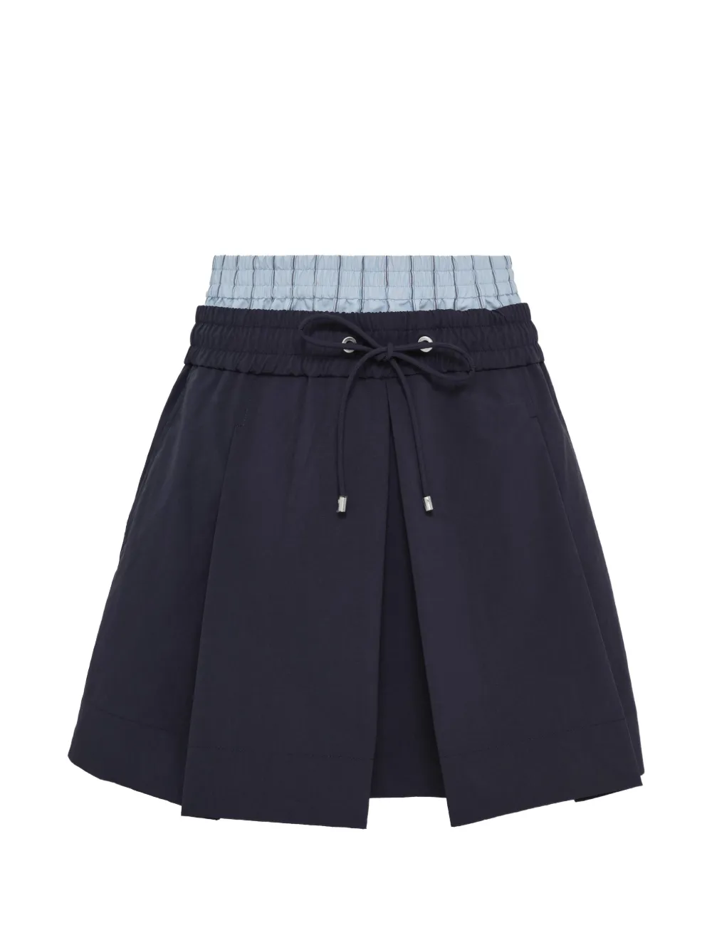 3.1 Phillip Lim double-waistband mini skirt - Blu