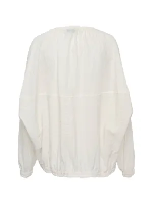【LEE MATHEWS/リー マシュー】麻ブラウス⭐︎ホワイト⭐︎ほぼ新品 LEE MATHEWS（リーマシュー）の「＜LEE MATHEWS（リー マシュー