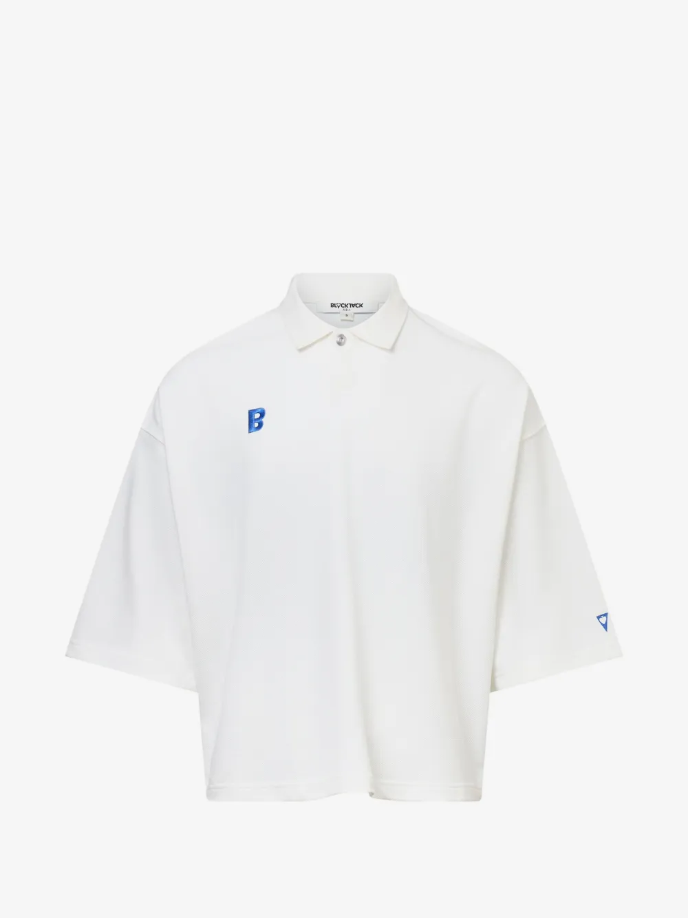 Blackjack embroidered polo shirt | White | Image 1