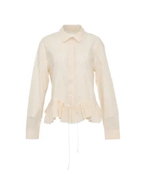 Ulla Johnson パフスリーブ シャツ | グリーン | FARFETCH JP