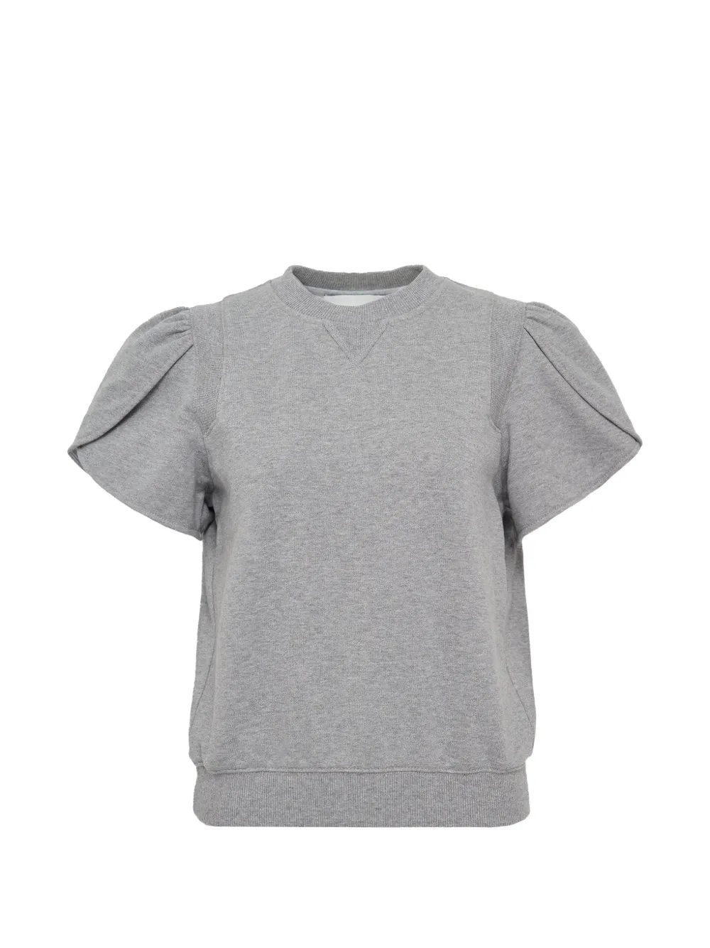 3.1 Phillip Lim tulip-sleeve crop-top - Grigio