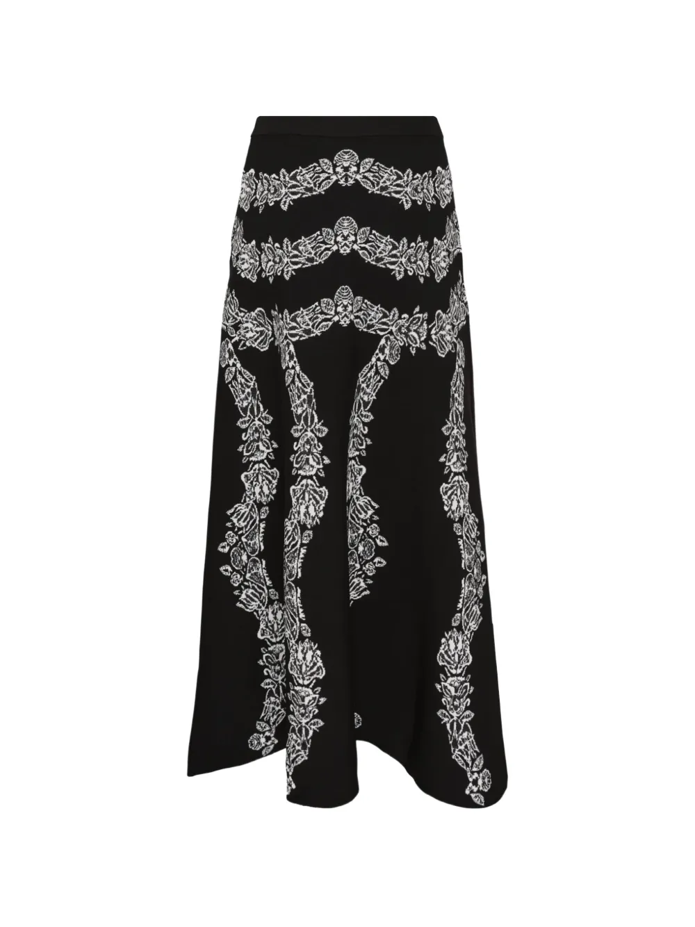 Ulla Johnson Valencia jacquard midi skirt - Nero