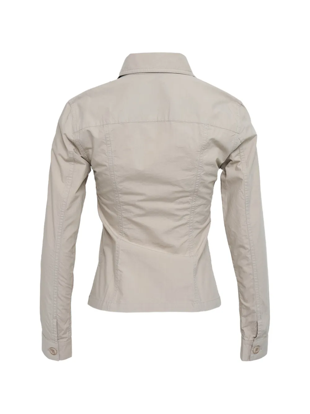  Open Yy Fitted Pocket Shirt - Neutrals 