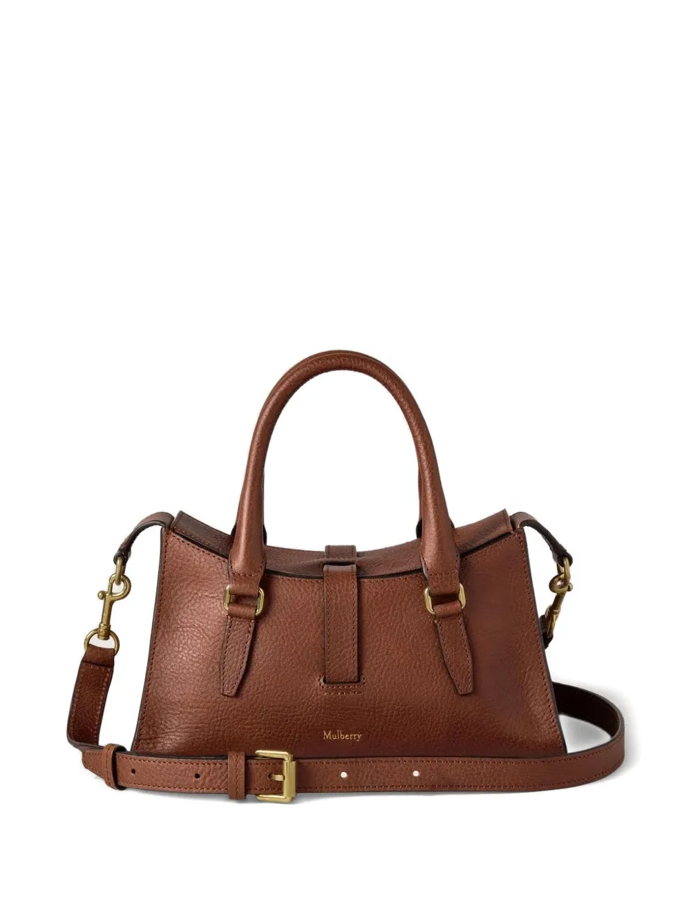 Mulberry Roxanne mini-schoudertas met gesp Bruin