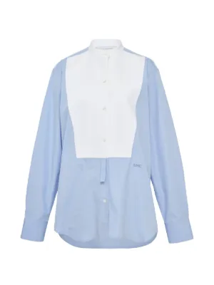 Stella McCartney long-sleeve Cotton Shirt | Blue | FARFETCH