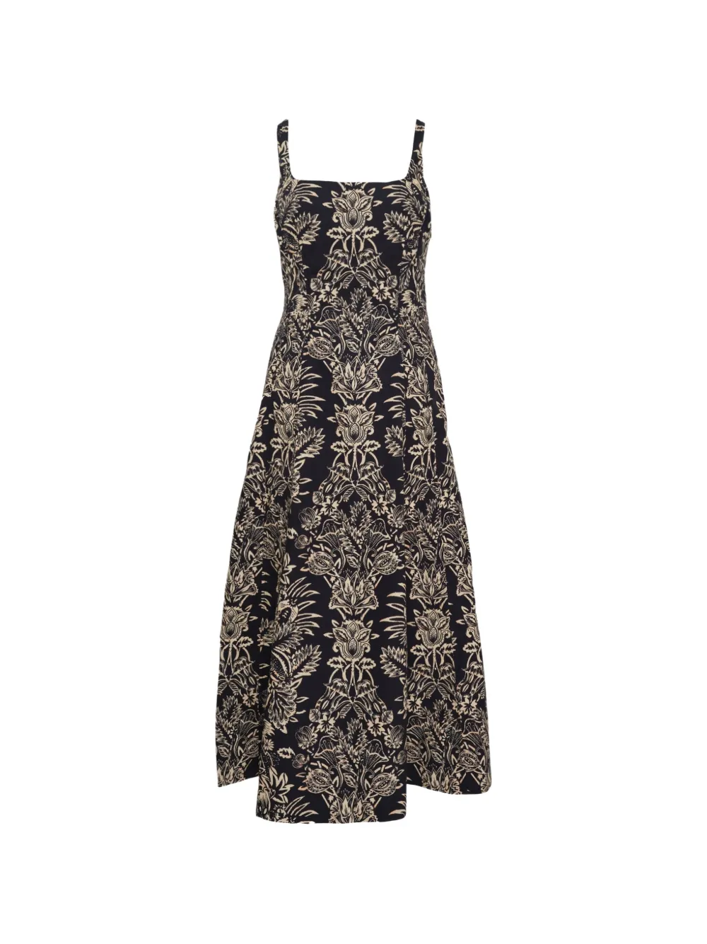 Ulla Johnson Natali A-line midi dress - Nero