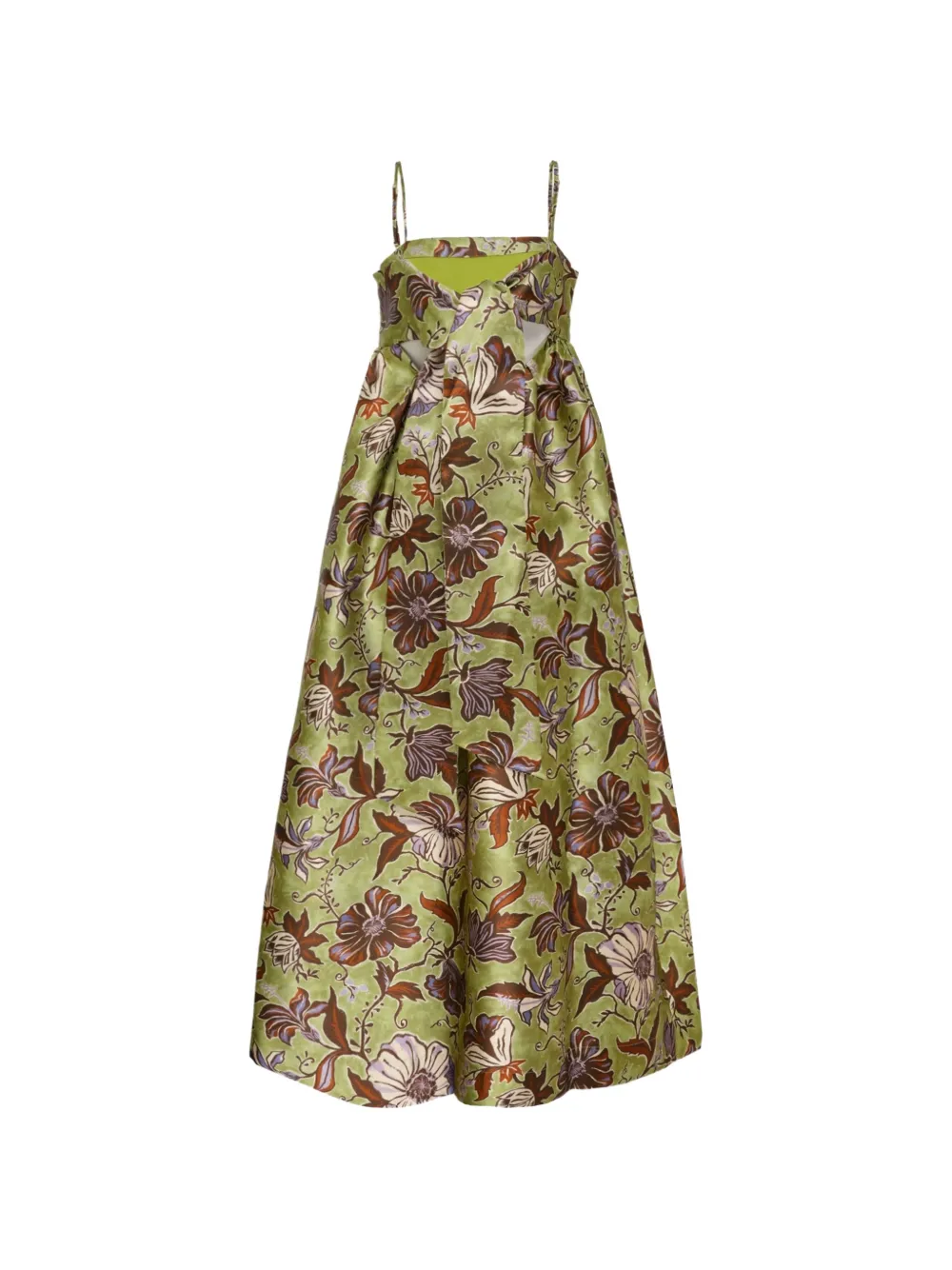  Alemais Citron Midi Dress - Green 