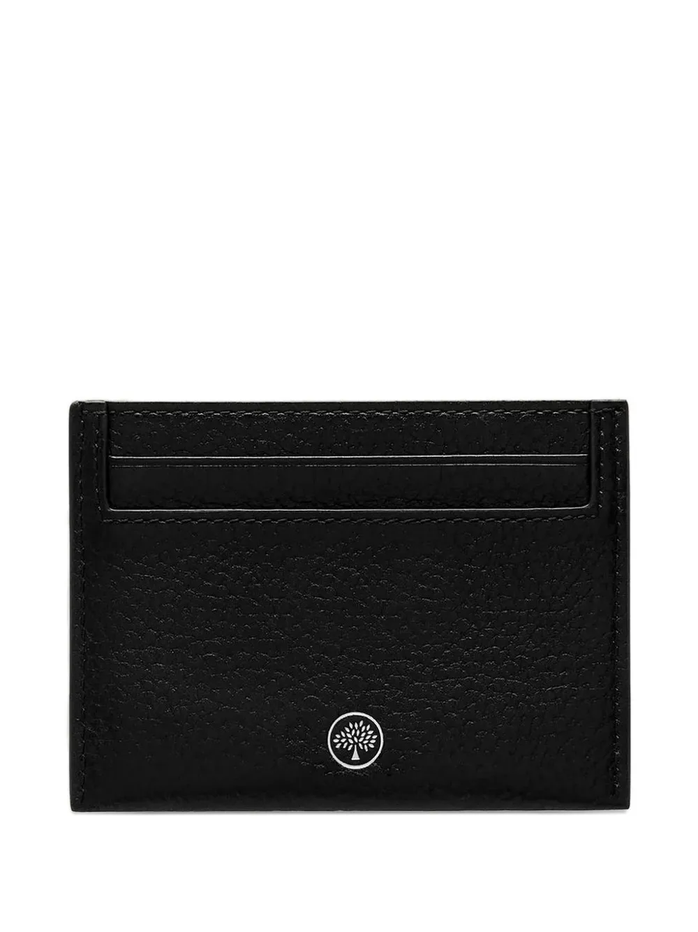 Mulberry Grained Credit Cardholder In Black