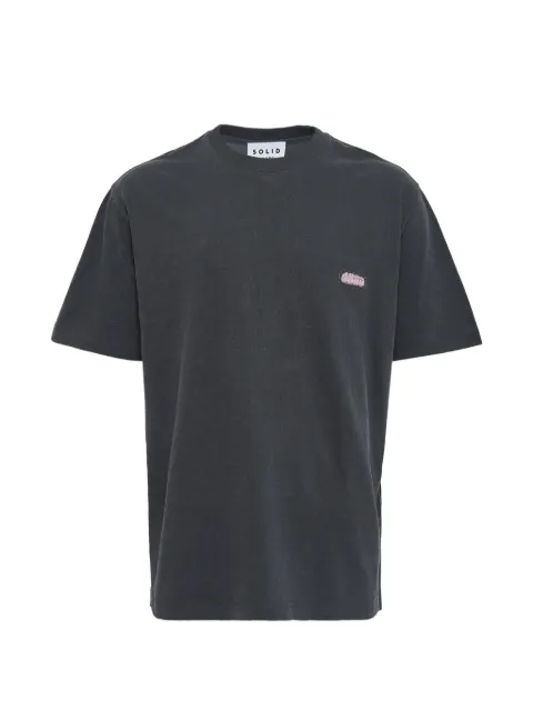 SOLID HOMME logo-detail T-Shirt