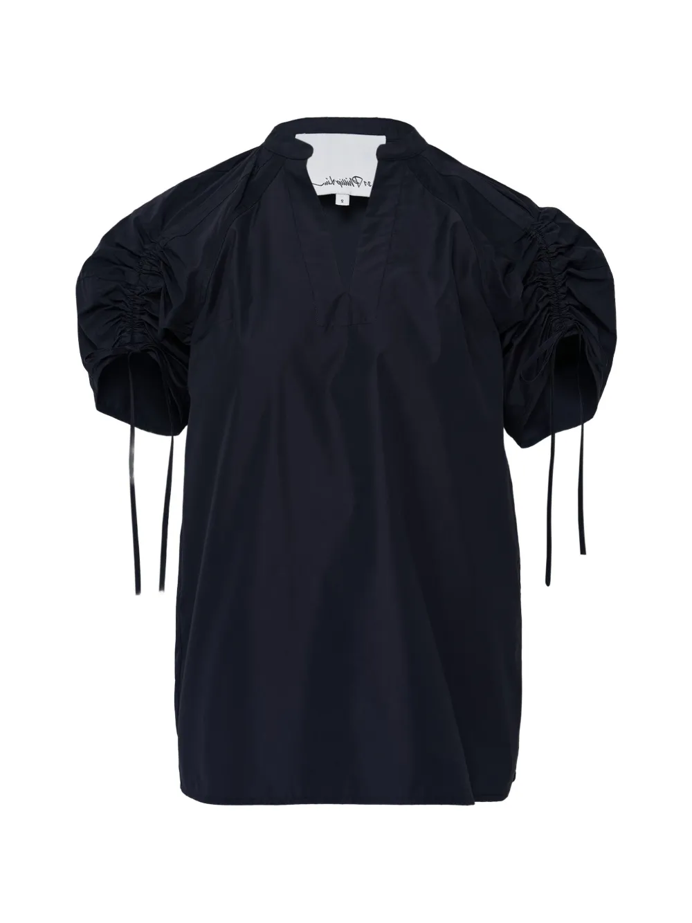 3.1 Phillip Lim ruched V-neck blouse - Blu