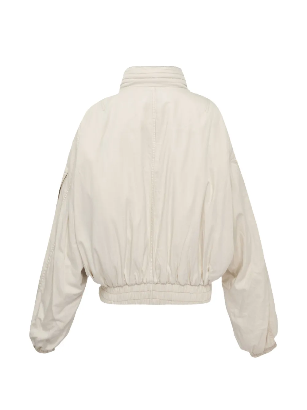 ジャケット・アウター OPEN YY Khaki Cotton Cargo Bomber Jacket OPEN YY