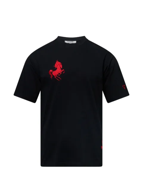Blackjack horse-motif T-shirt
