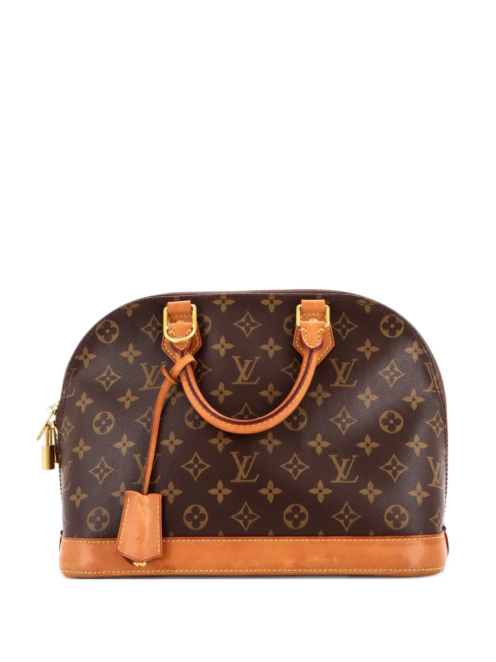 Louis Vuitton Pre-Owned Alma Handbag Monogram Canvas PM satchel - Marrone