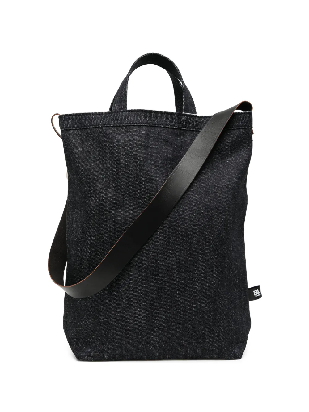 Black Comme Des Garçons Denim Tote Bag In Black