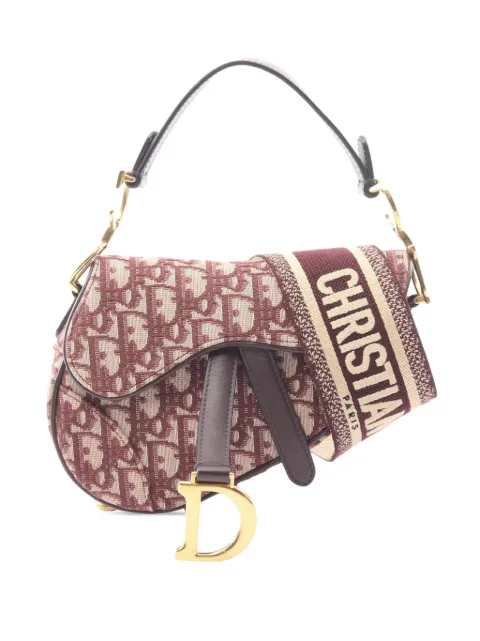 Christian Dior Pre-Owned 2010-2026 mini Oblique Satchel-Tasche aus Canvas