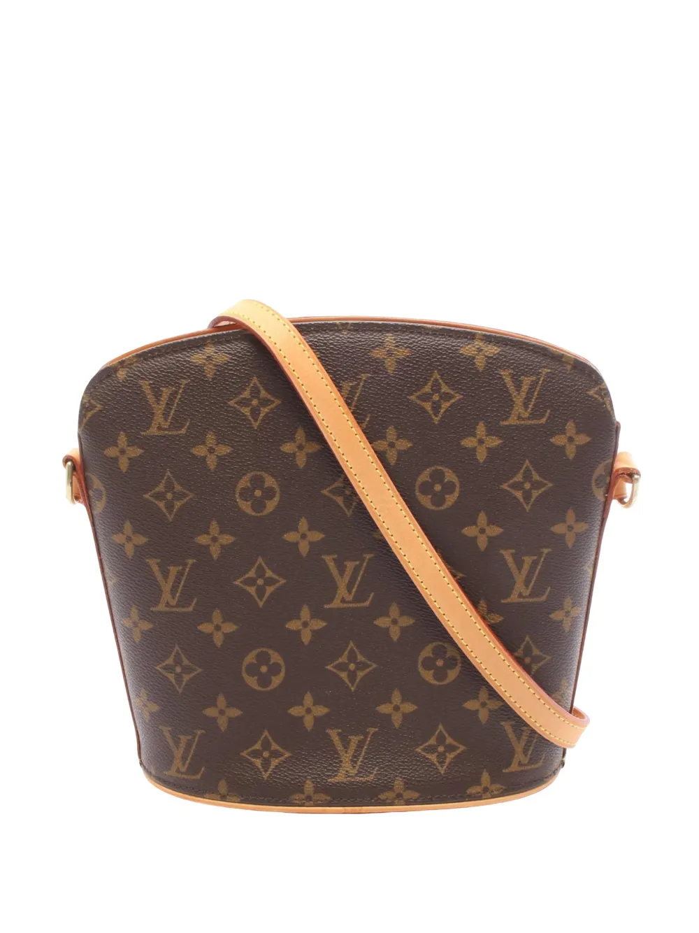 Louis Vuitton Pre-Owned Borsa a tracolla Drouot con monogramma 2003 - Marrone
