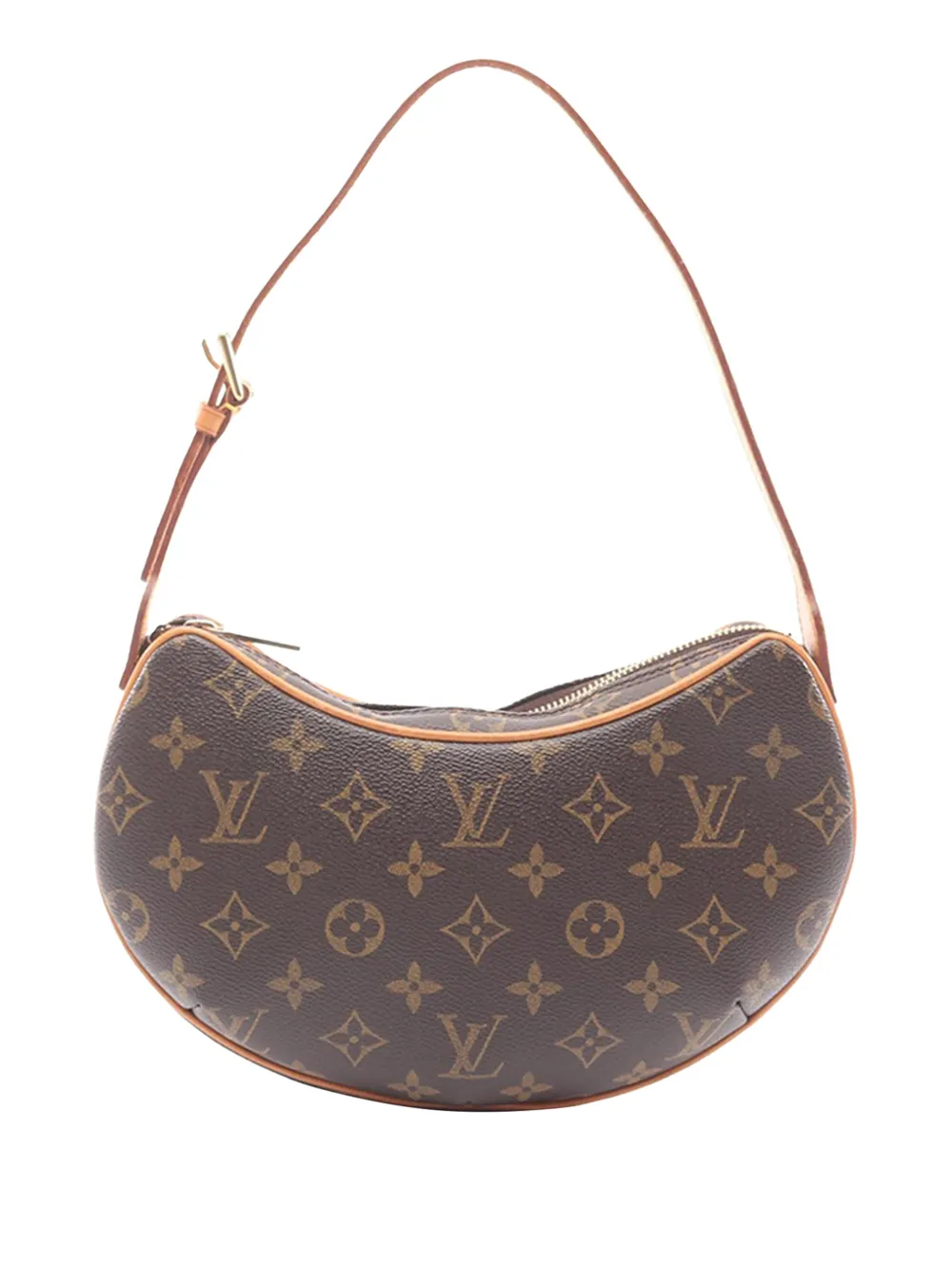 Louis Vuitton Pre-Owned Borsa a spalla Croissant PM con monogramma 2002 - Marrone