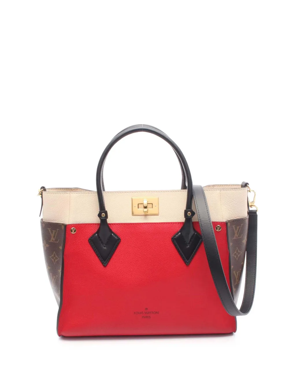 Louis Vuitton Pre-Owned 2020 Monogram On My Side MM satchel - Rosso