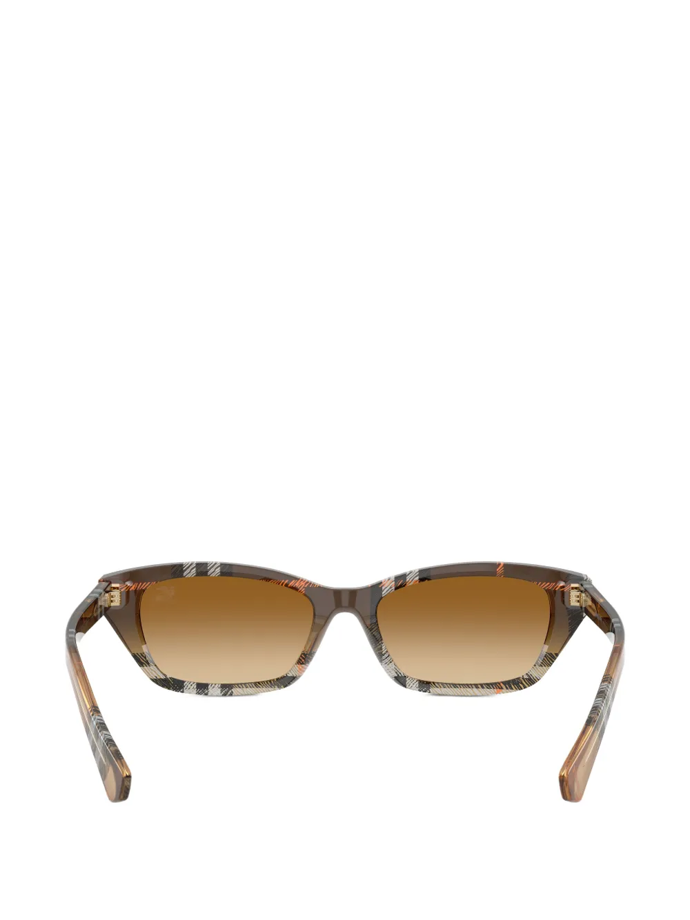 Burberry Eyewear Zonnebril met cat-eye montuur Bruin