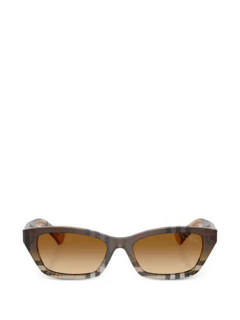 Burberry cat-eye checked sunglasses