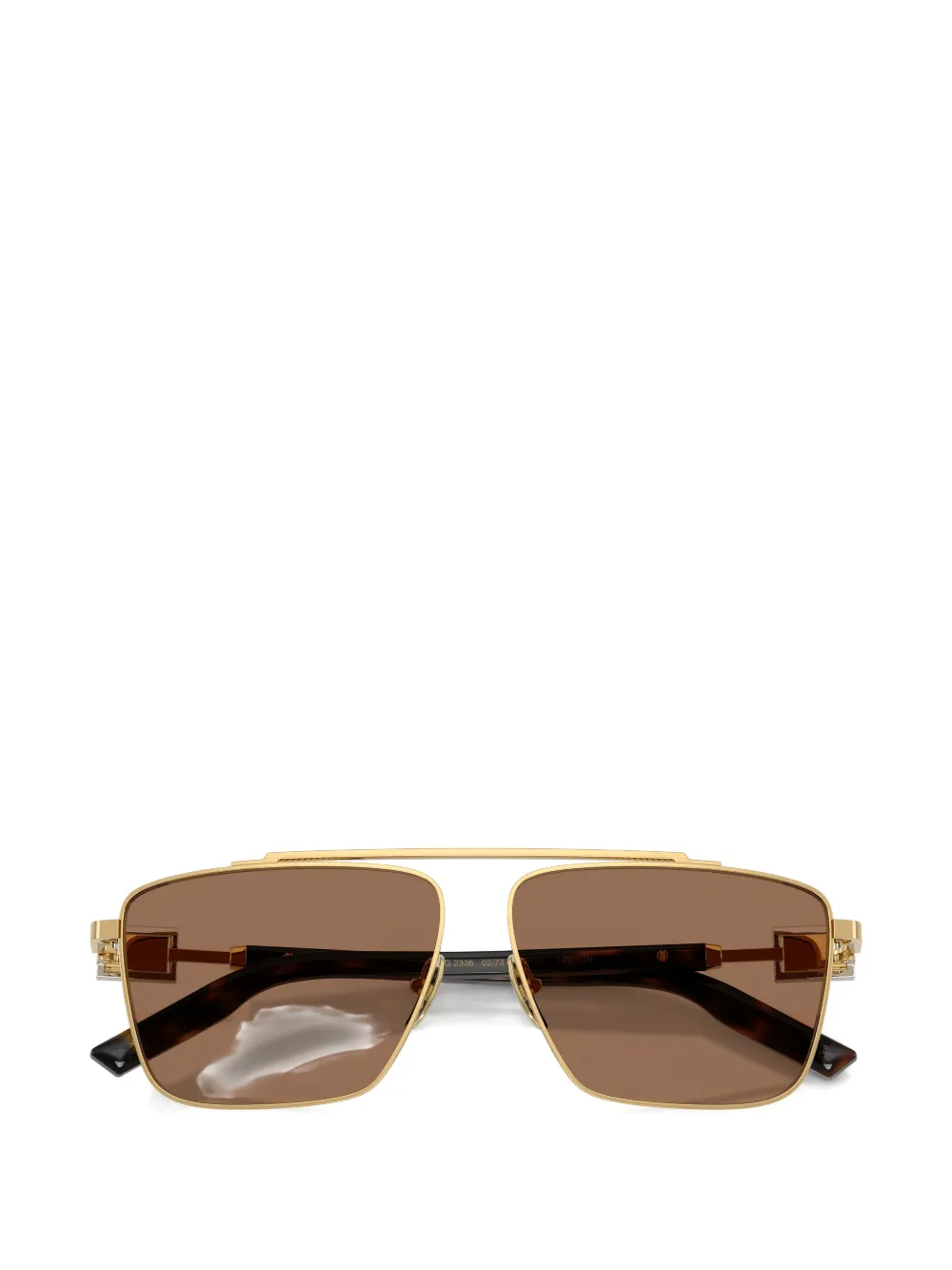 Dolce & Gabbana Zonnebril met piloten montuur Goud