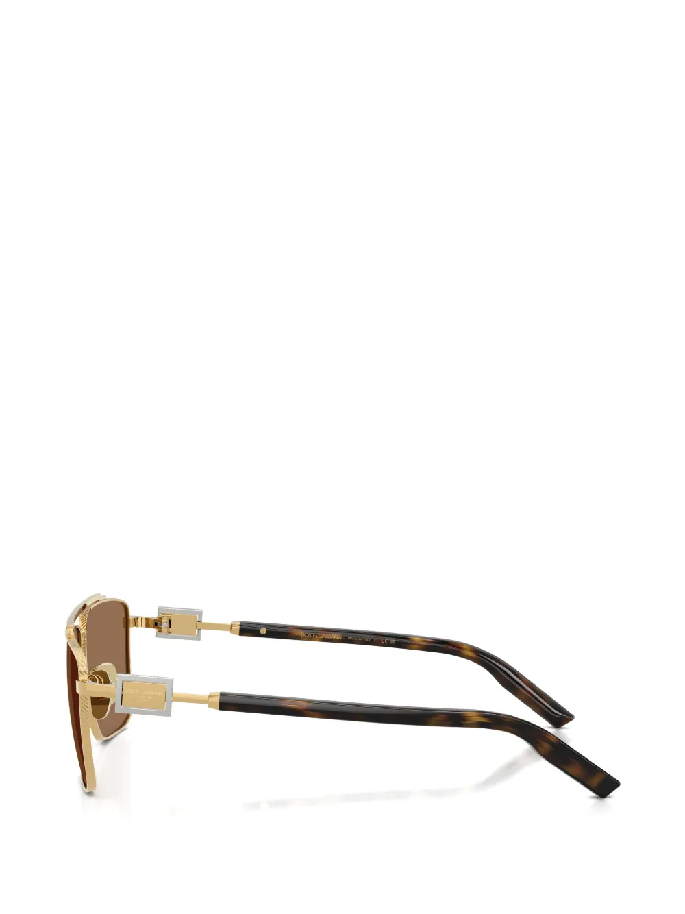 Dolce & Gabbana Zonnebril met piloten montuur Goud