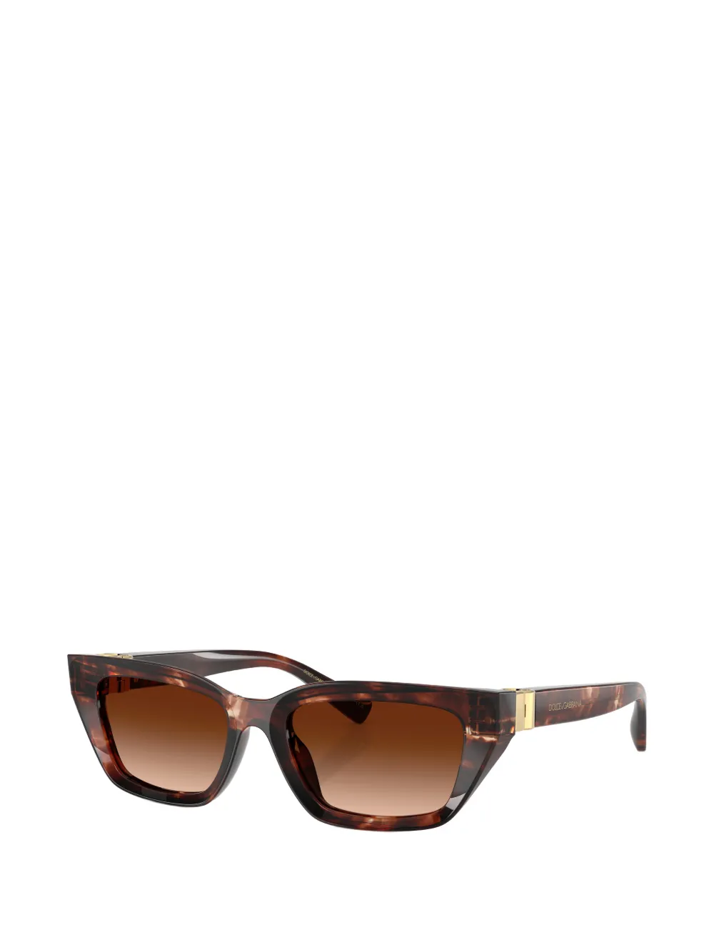 Dolce & Gabbana Eyewear Zonnebril met cat-eye montuur Rood
