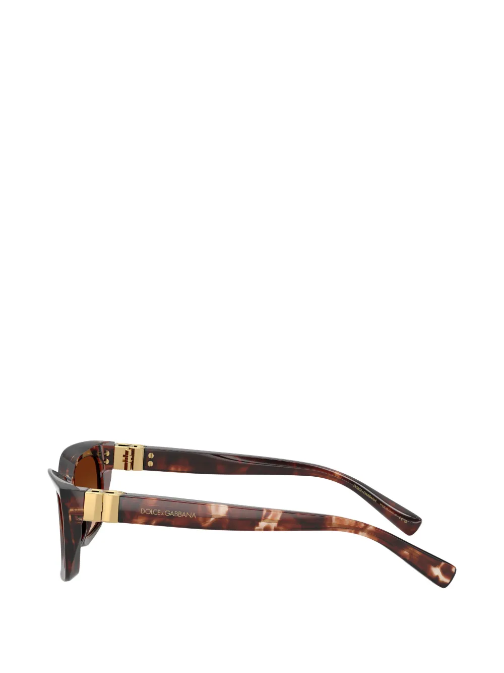 Dolce & Gabbana Eyewear Zonnebril met cat-eye montuur Rood