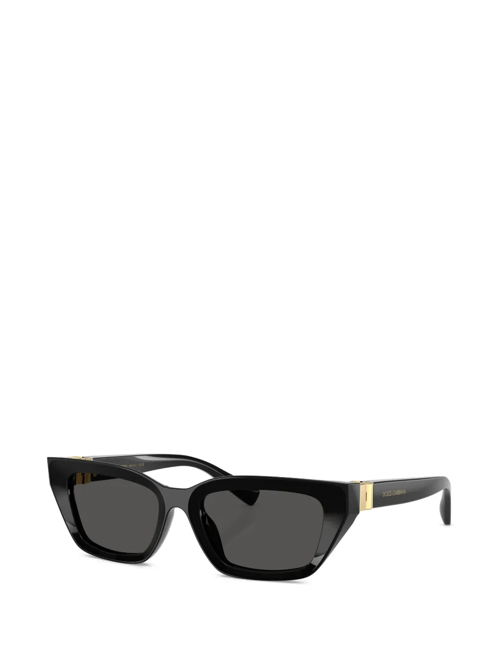 Dolce & Gabbana Eyewear Zonnebril met cat-eye montuur Zwart